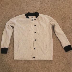 Boys Large button up sweatshirt